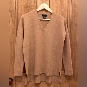 Lord & Taylor Cashmere Sweater Tan Women’s Size Small Camel Caramel